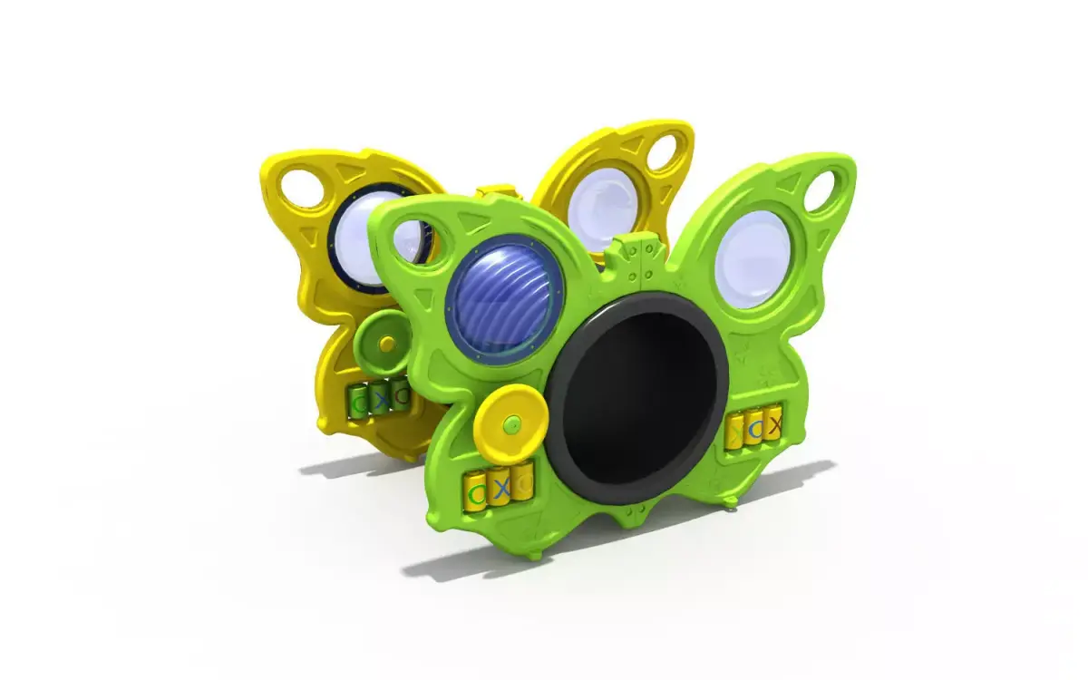 lit butterfly drilling a hole 3D model