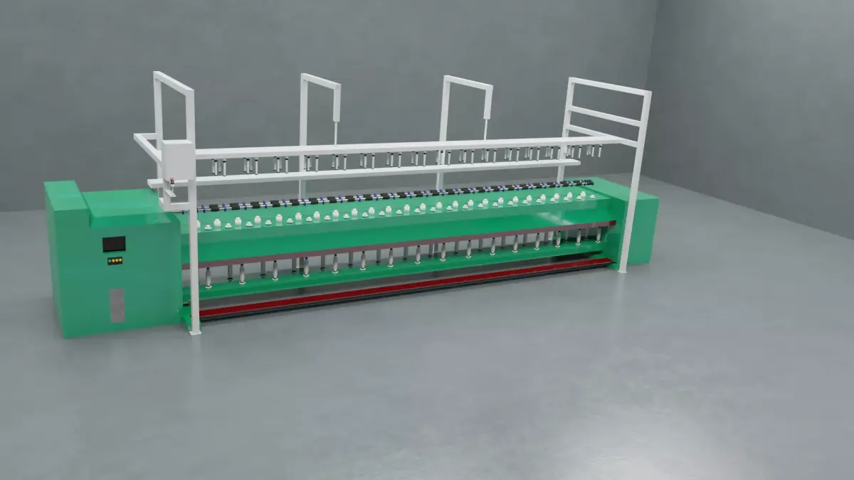 Rotor spinning machine 3D model