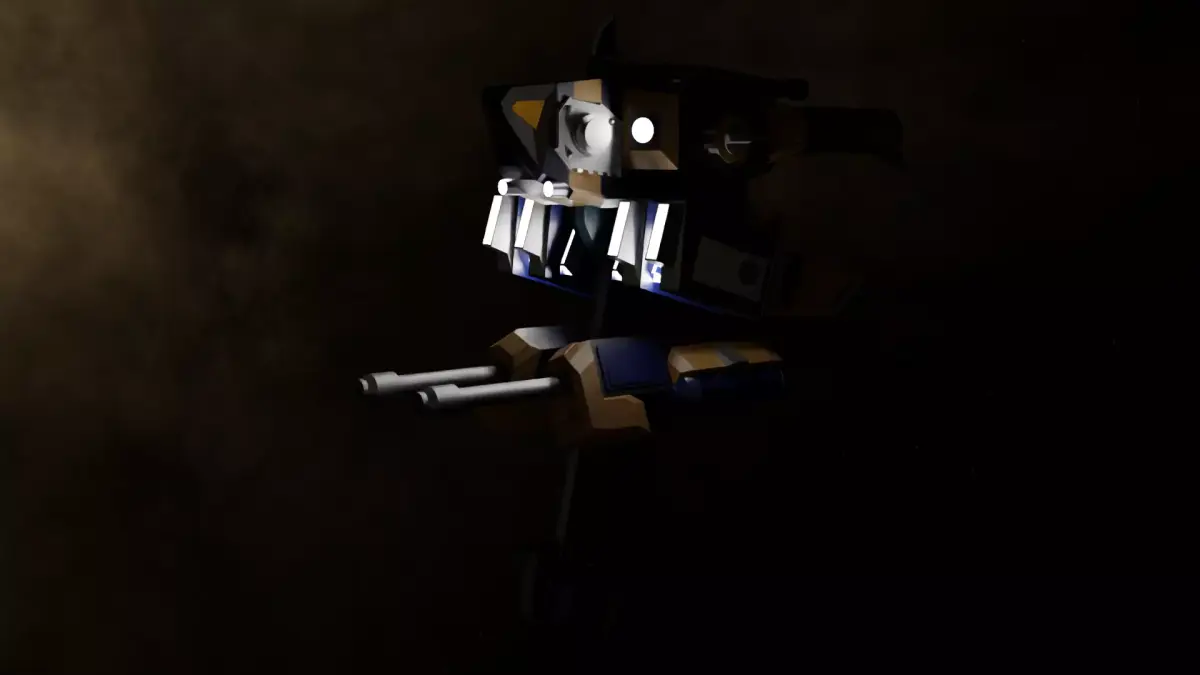 Rancor Aerial Artillery Platform Low-poly 3D model