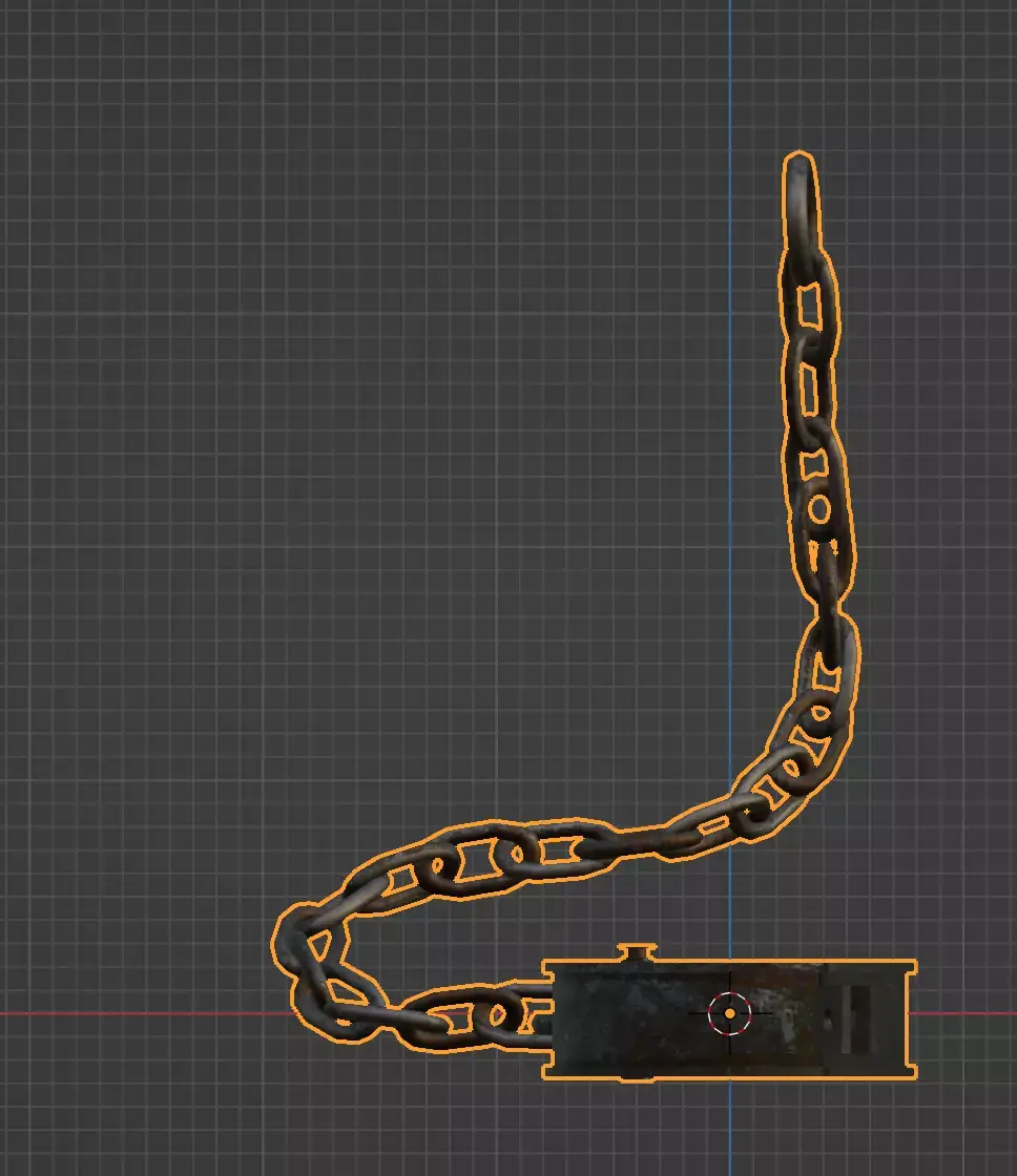 Medieval Shackles Free low-poly 3D model