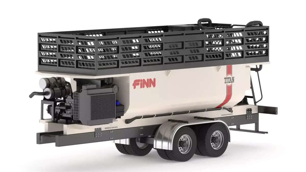 FINN HT400 Titan HydroSeeder 3D model