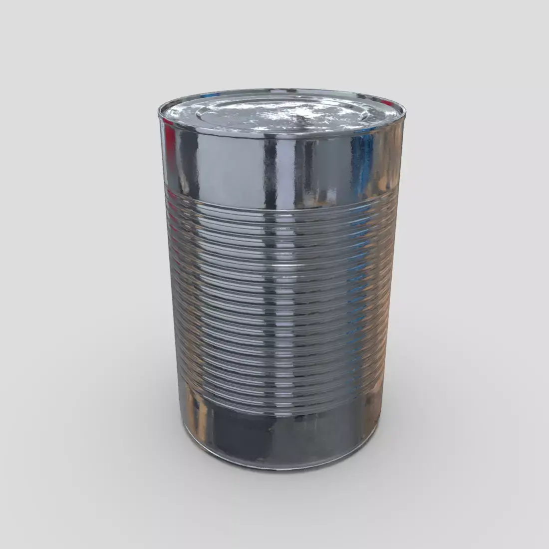 CC0 - Tin Can 4 Free low-poly 3D model