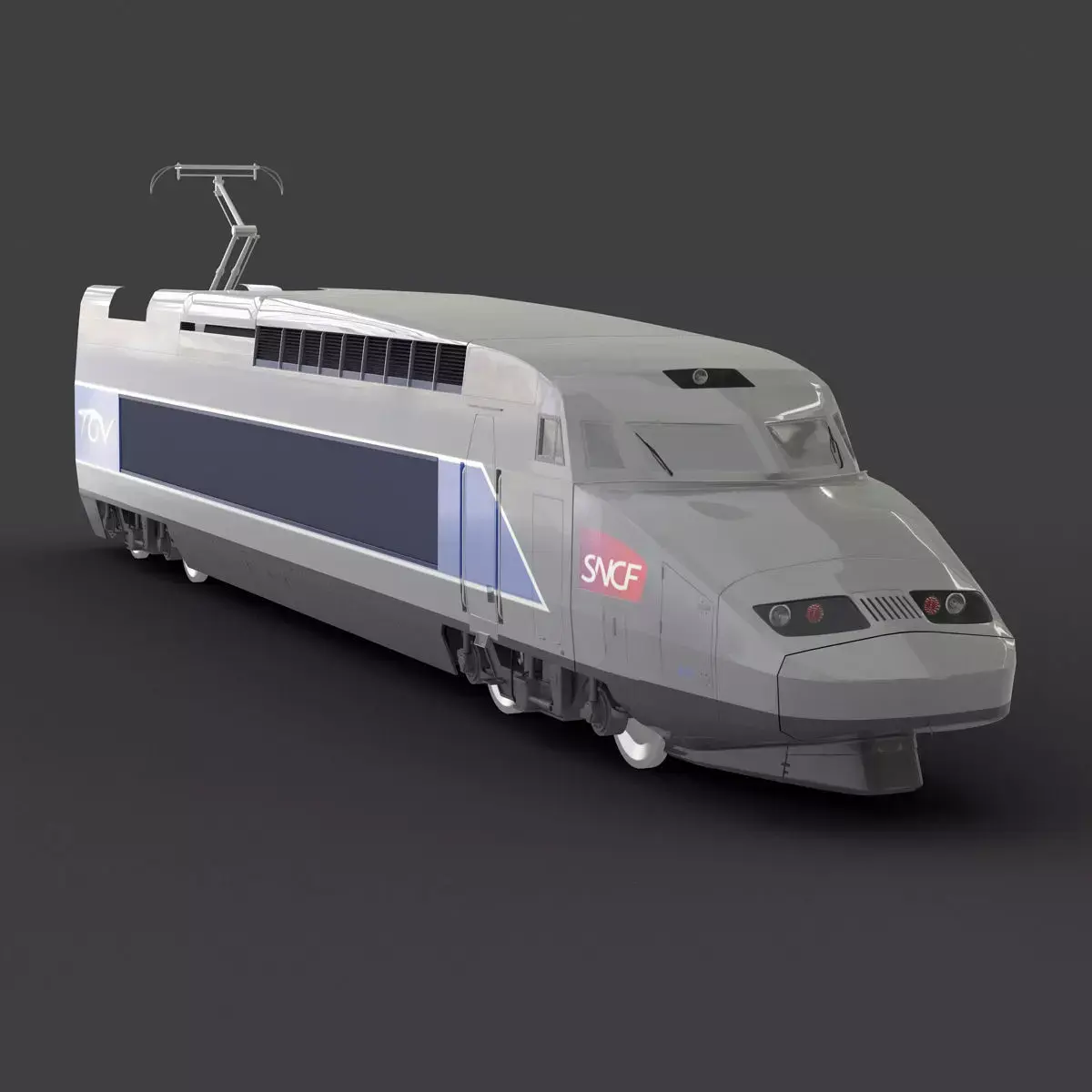 TGV Locomotive 3D model