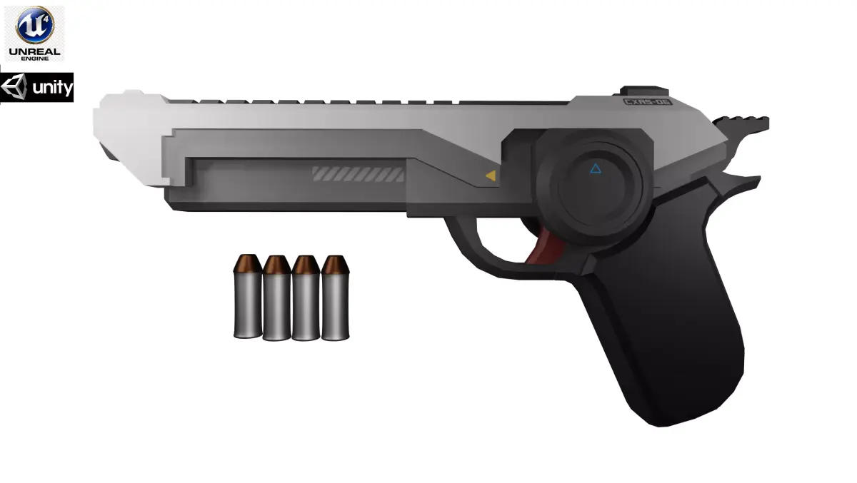 Sci fi Gun 3D model buy