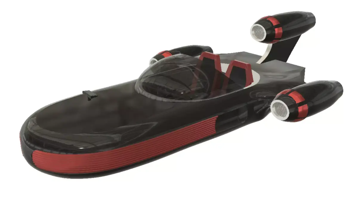 x34 landspeeder 3D model