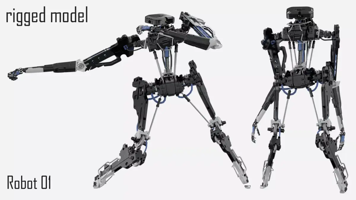 robot 01 3D model