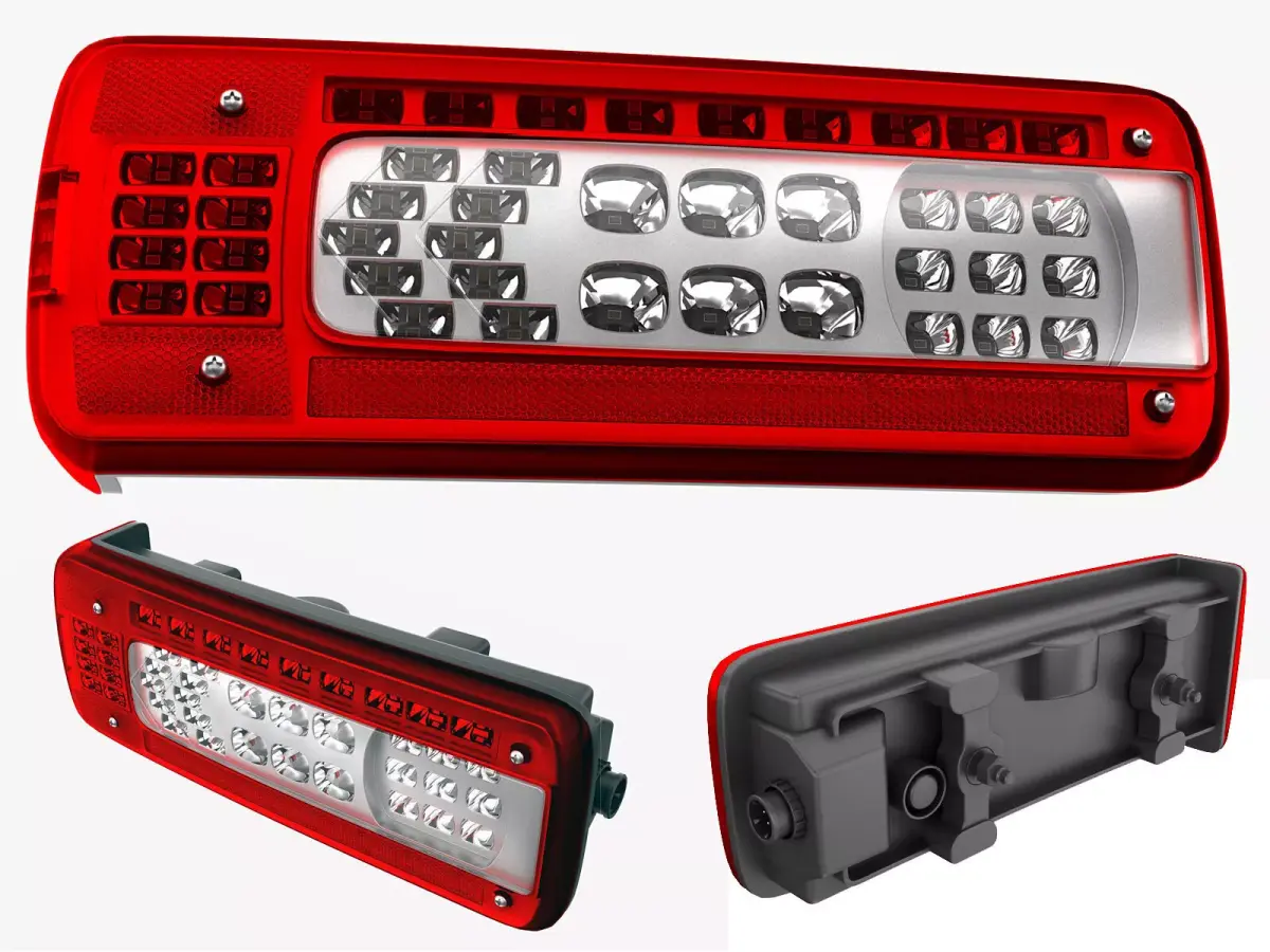 Truck taillight LED 3D model