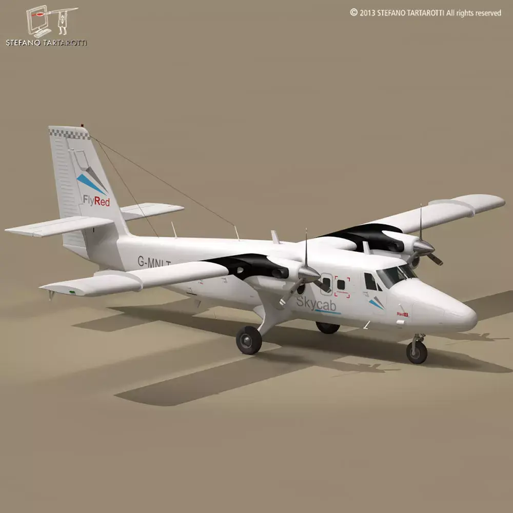 DHC6 Twin Otter 3D model