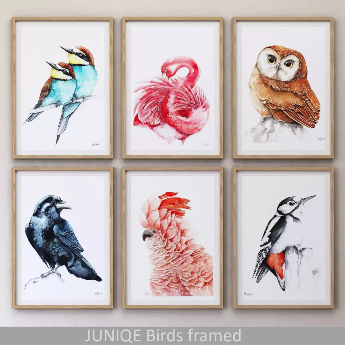 JUNIQE Birds framed 3D model