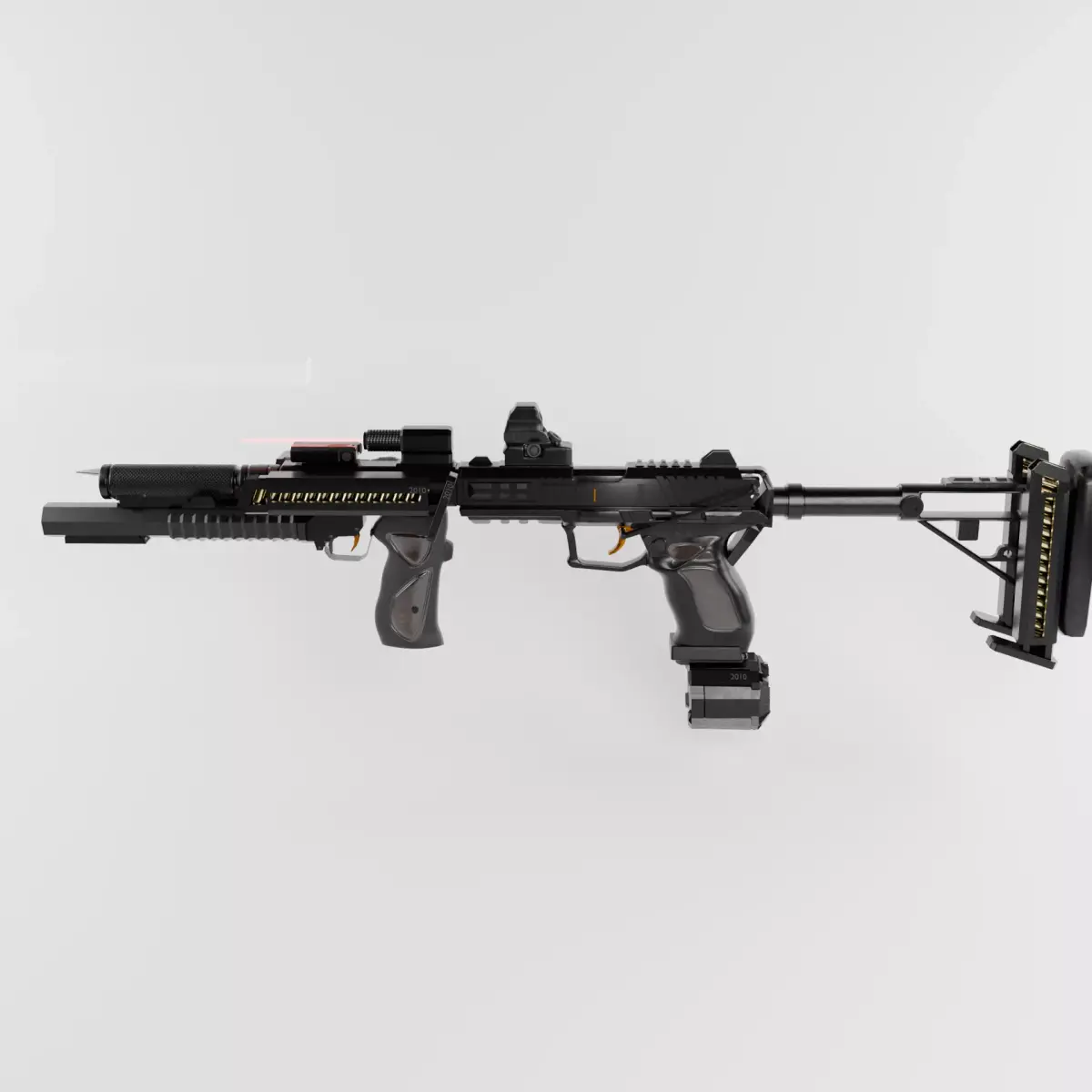 FREE Pistol Modifications With Pistol Free 3D model