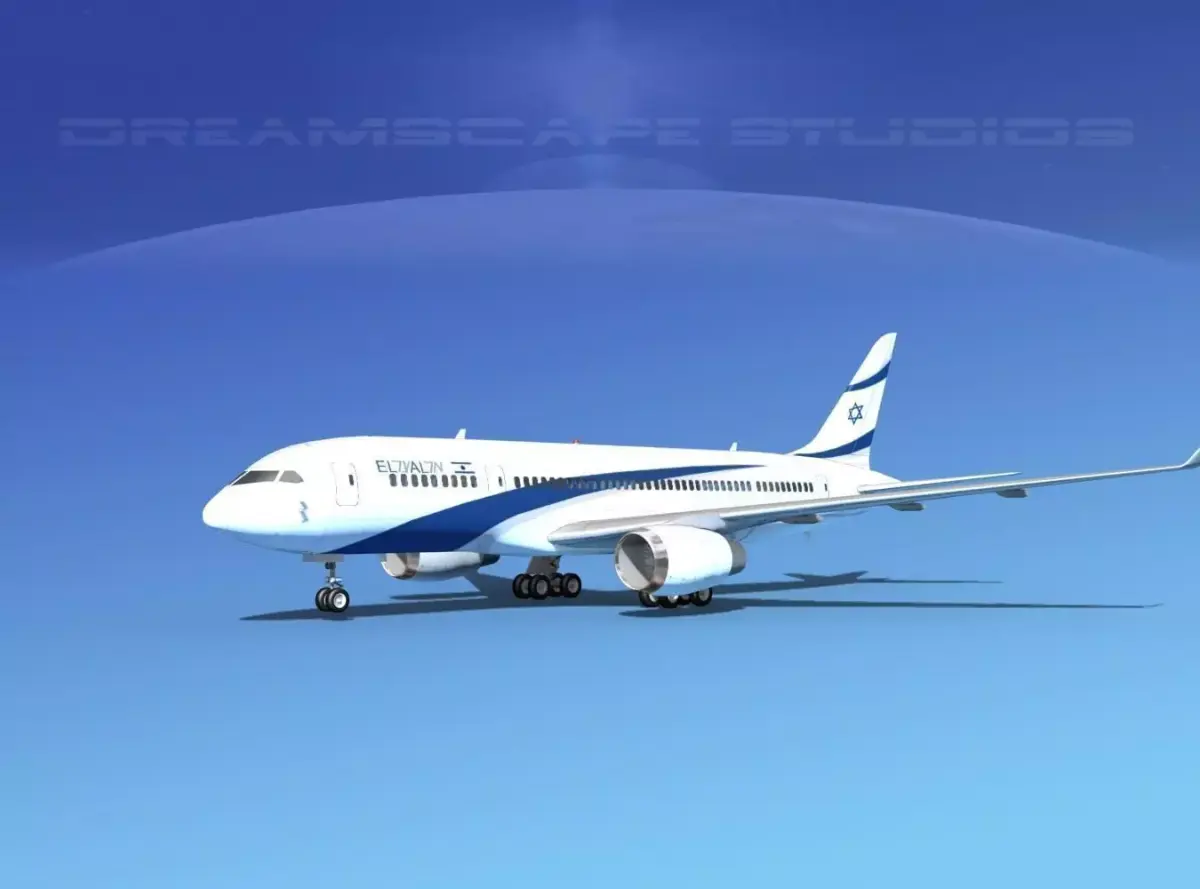 Boeing 787-8 El Al 3D model