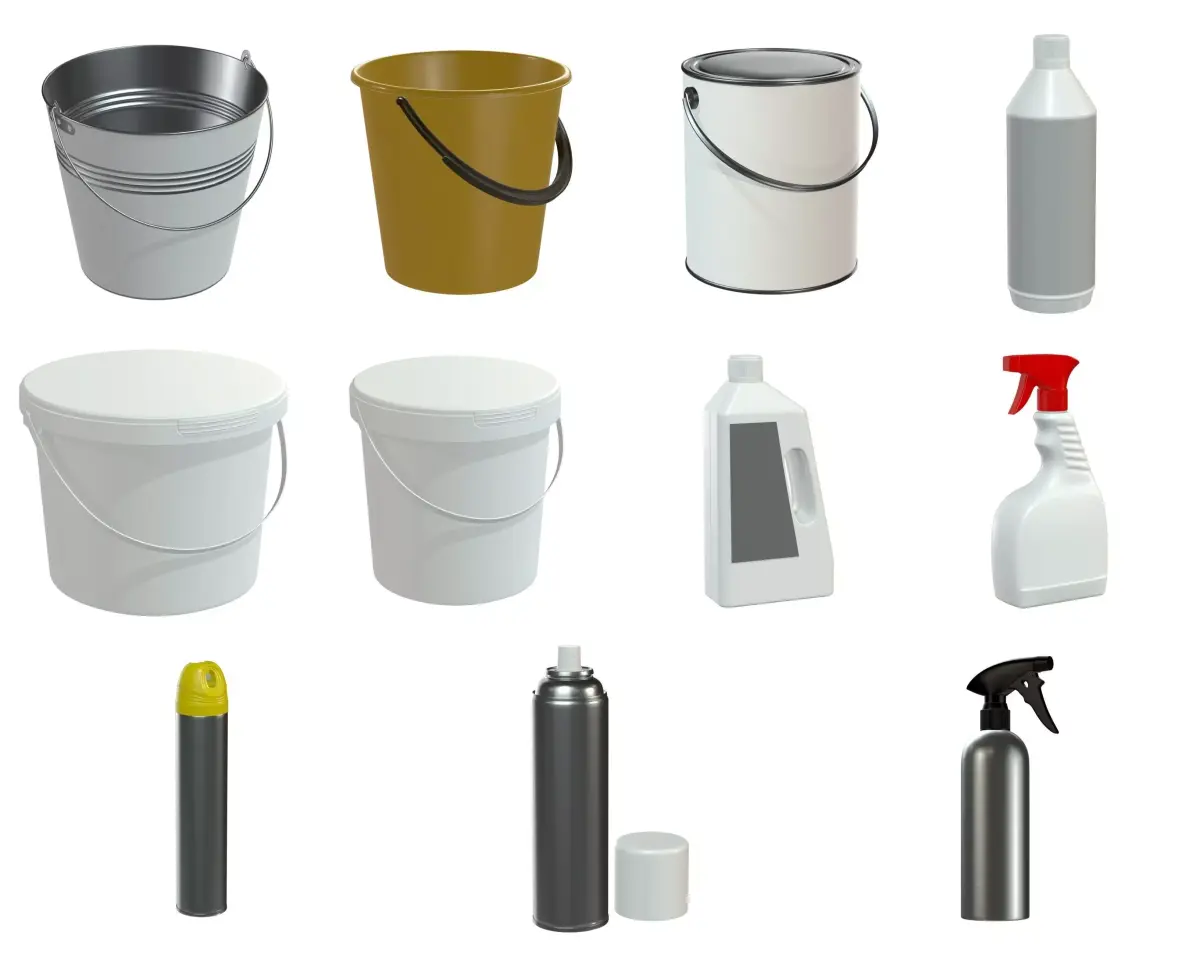 industrial containers 3D Model Pack