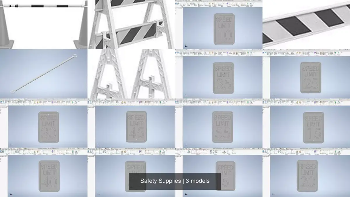 Safety Supplies 3D Model Pack purchase