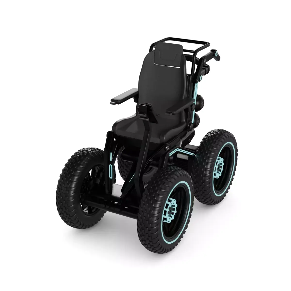 Off road Wheelchair 3D model get