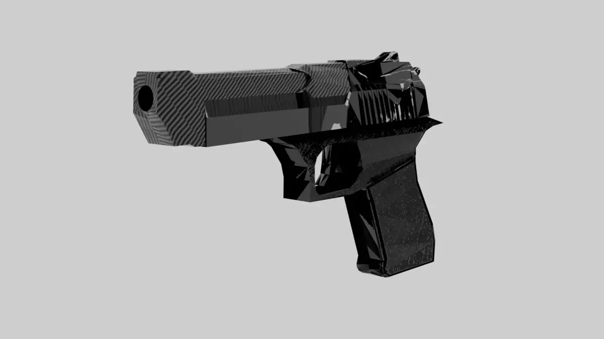DEAGLE eagle pistol 3D model