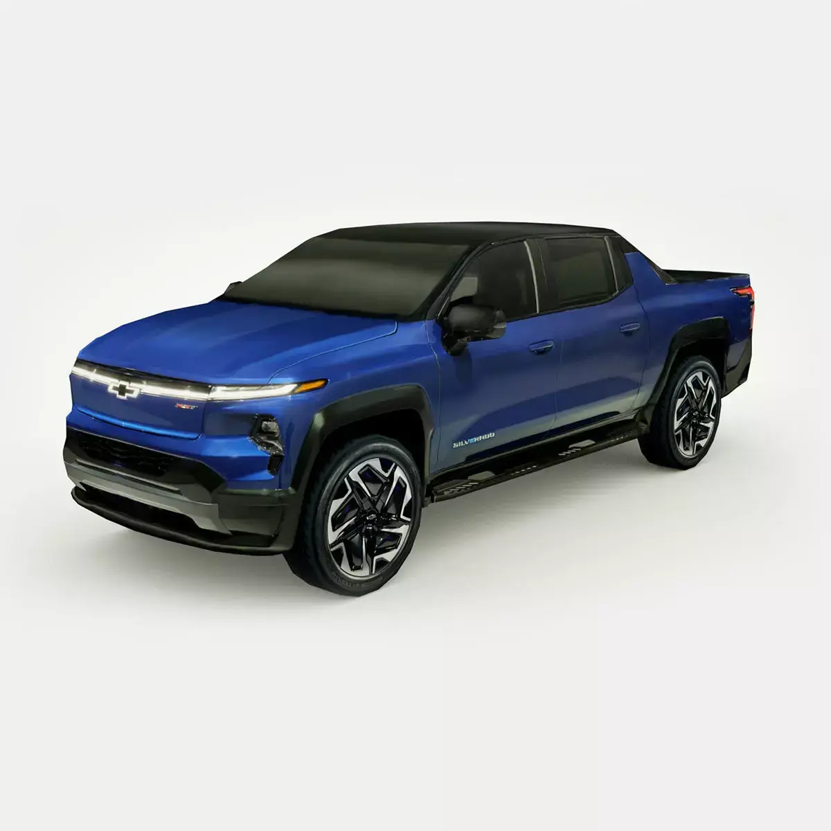 Chevrolet Silverado EV 2023 Low-poly 3D model