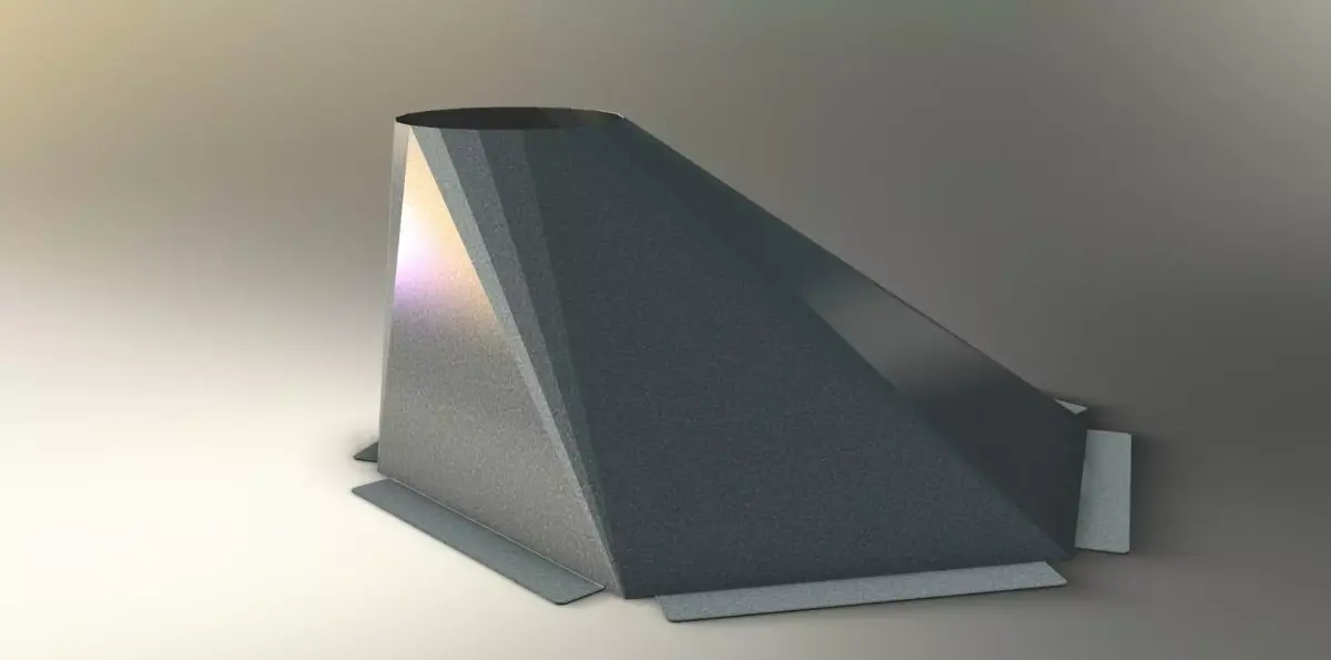 Sheet Metal Chutehopper Free 3D model