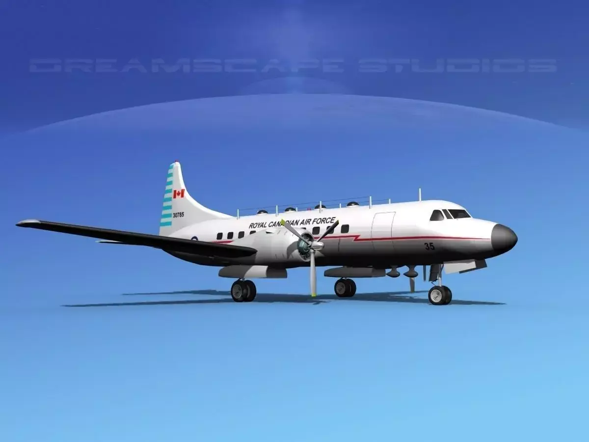 Convair T-29 Royal Canadian AF 3D model