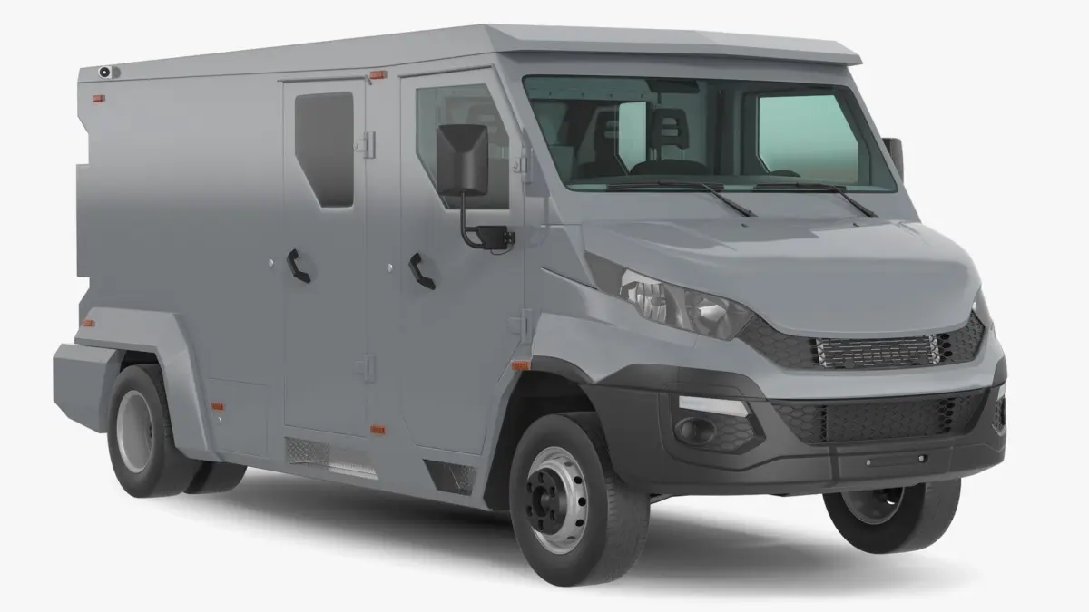 Armored Cash Transport Car 3D model