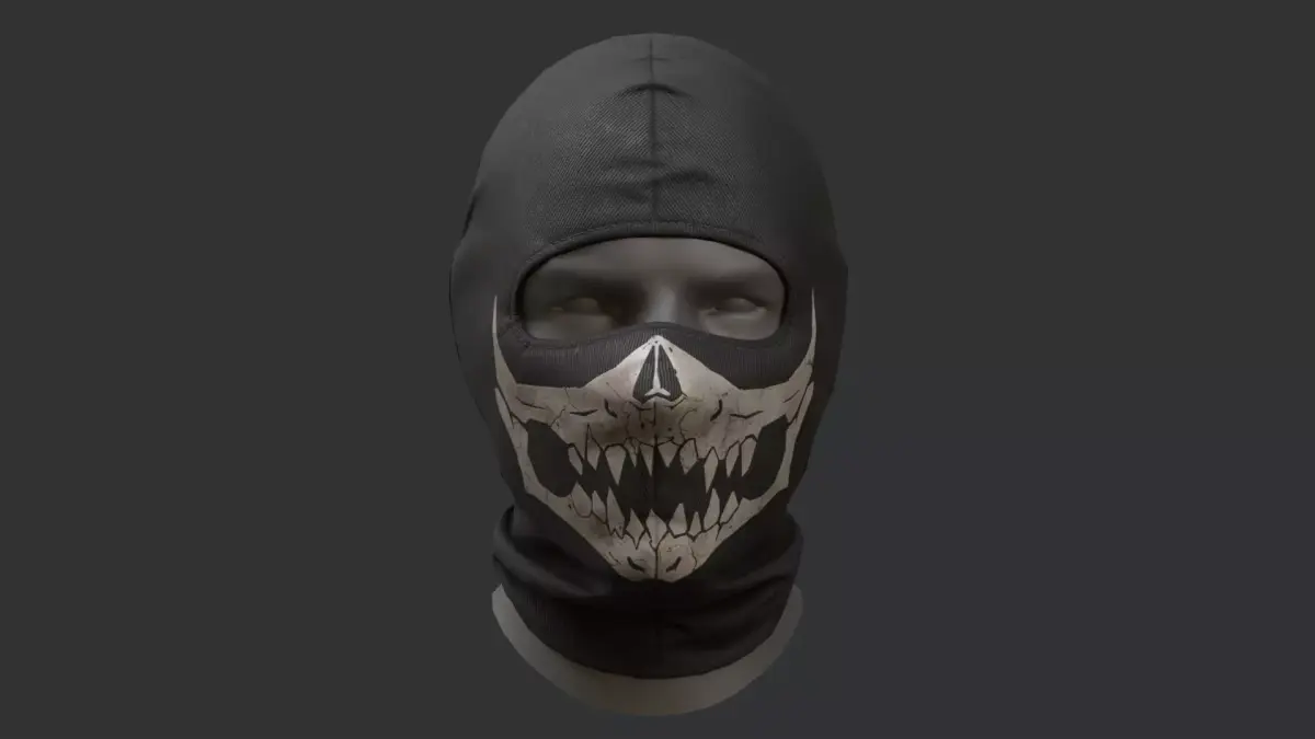 Balaclava  Low-poly 3D model