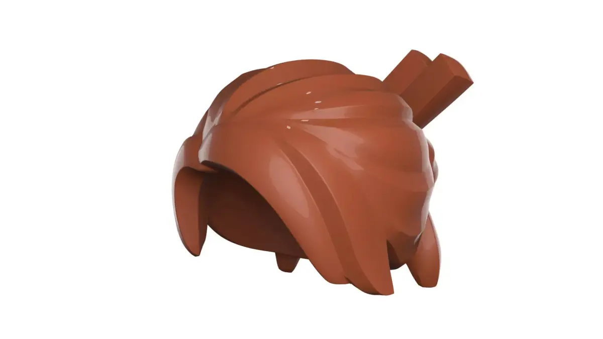 Custom3Dprint Minifigure Accessory - Minifigure Hair S2 - 069 3D print model
