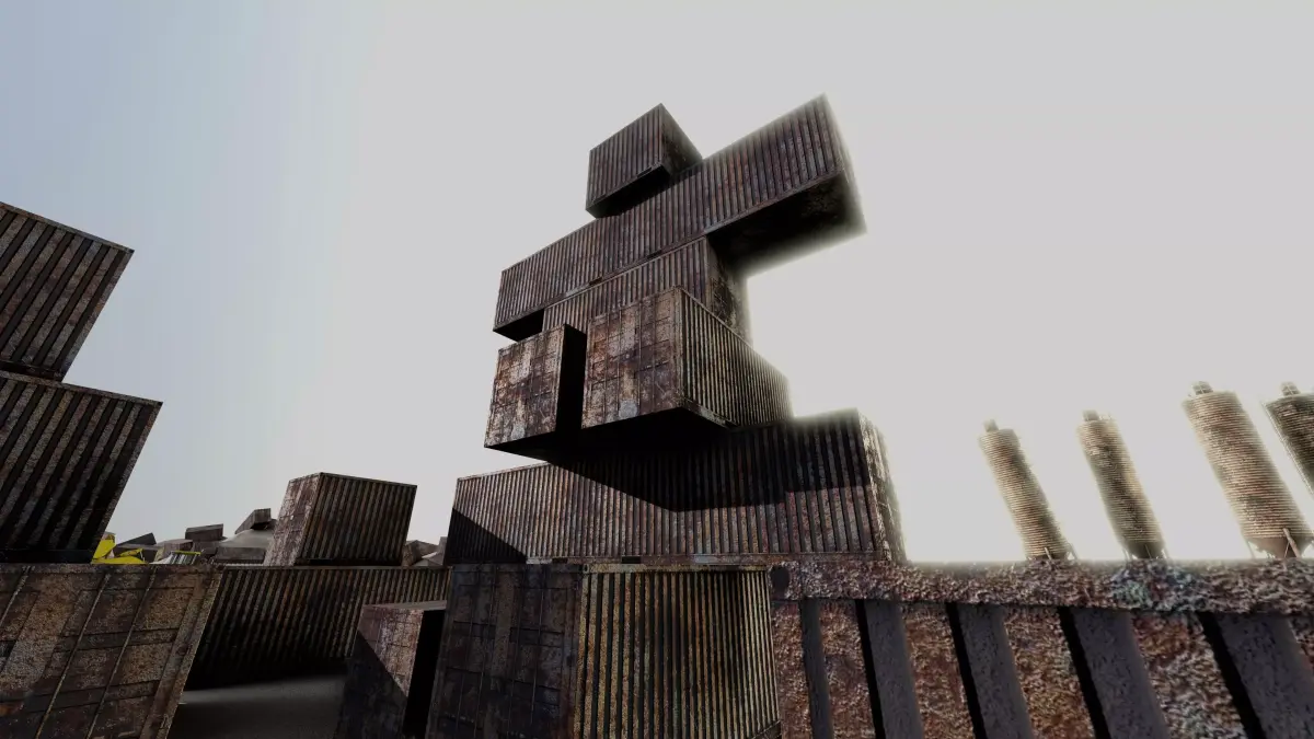 Rusty Cargo-Containers all Versions 3D Model Pack