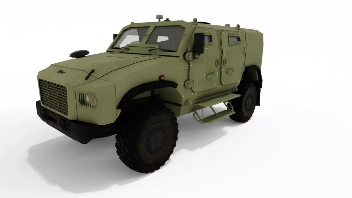 Gerlach Armoured Vehicle 3D model