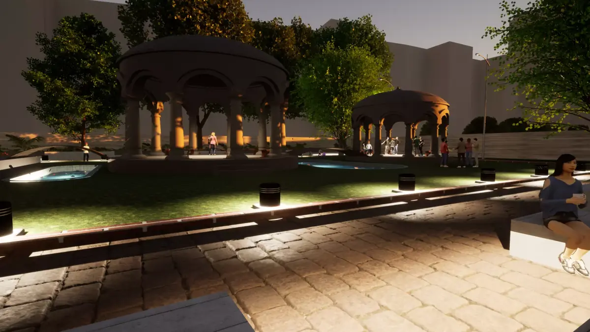 Gazibo 3ds max model Free 3D model