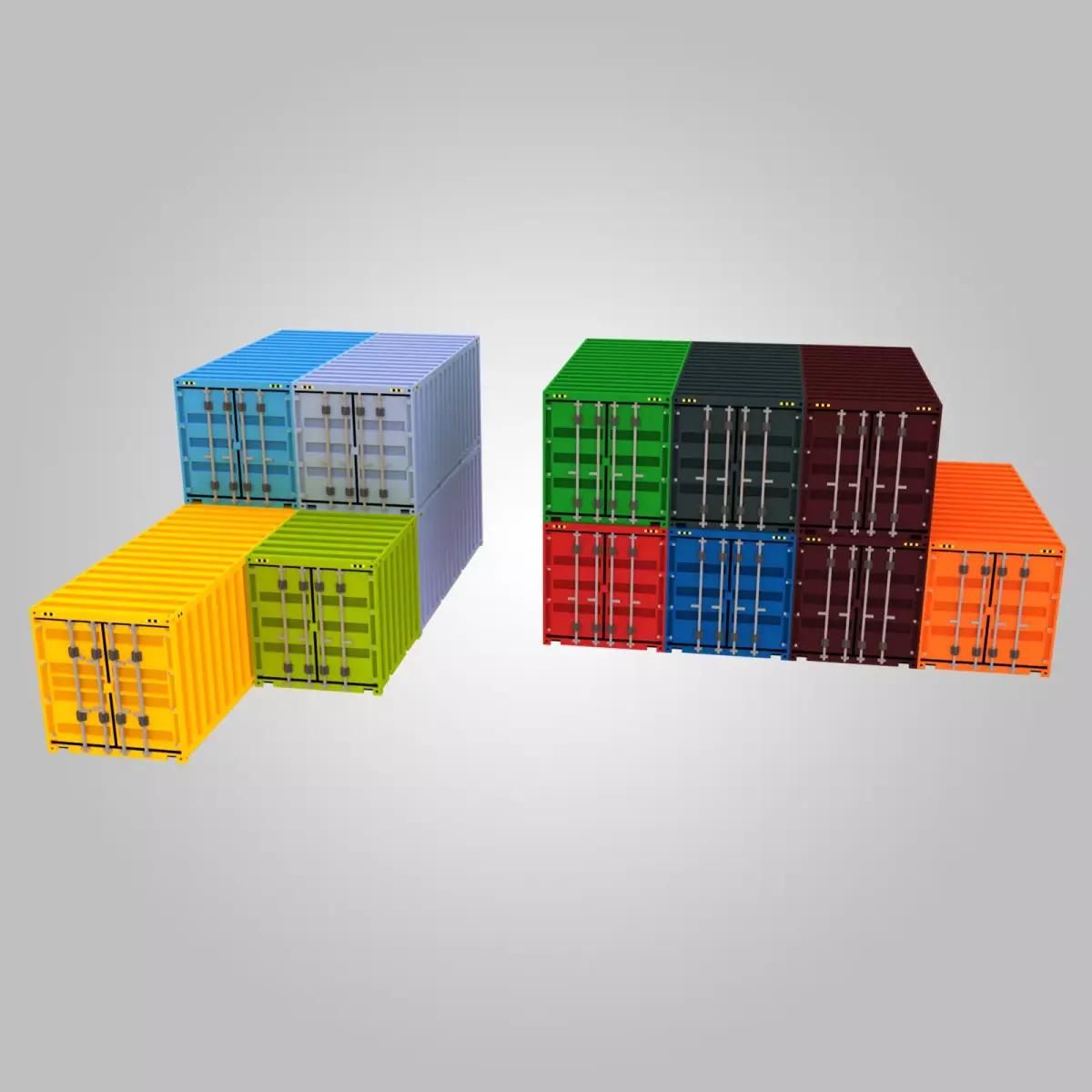 Voxel Shipping Containers Pack purchase