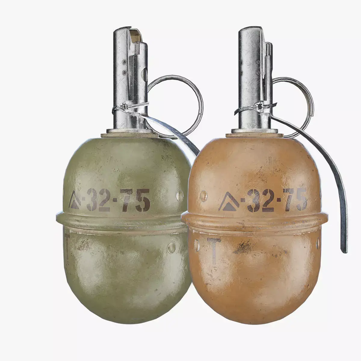 RGD-5 Grenade Low-poly 3D model