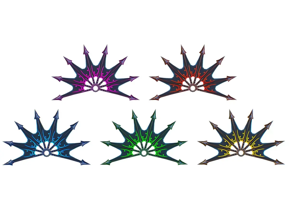 a Set of Fan Weapons Low-poly 3D model buy