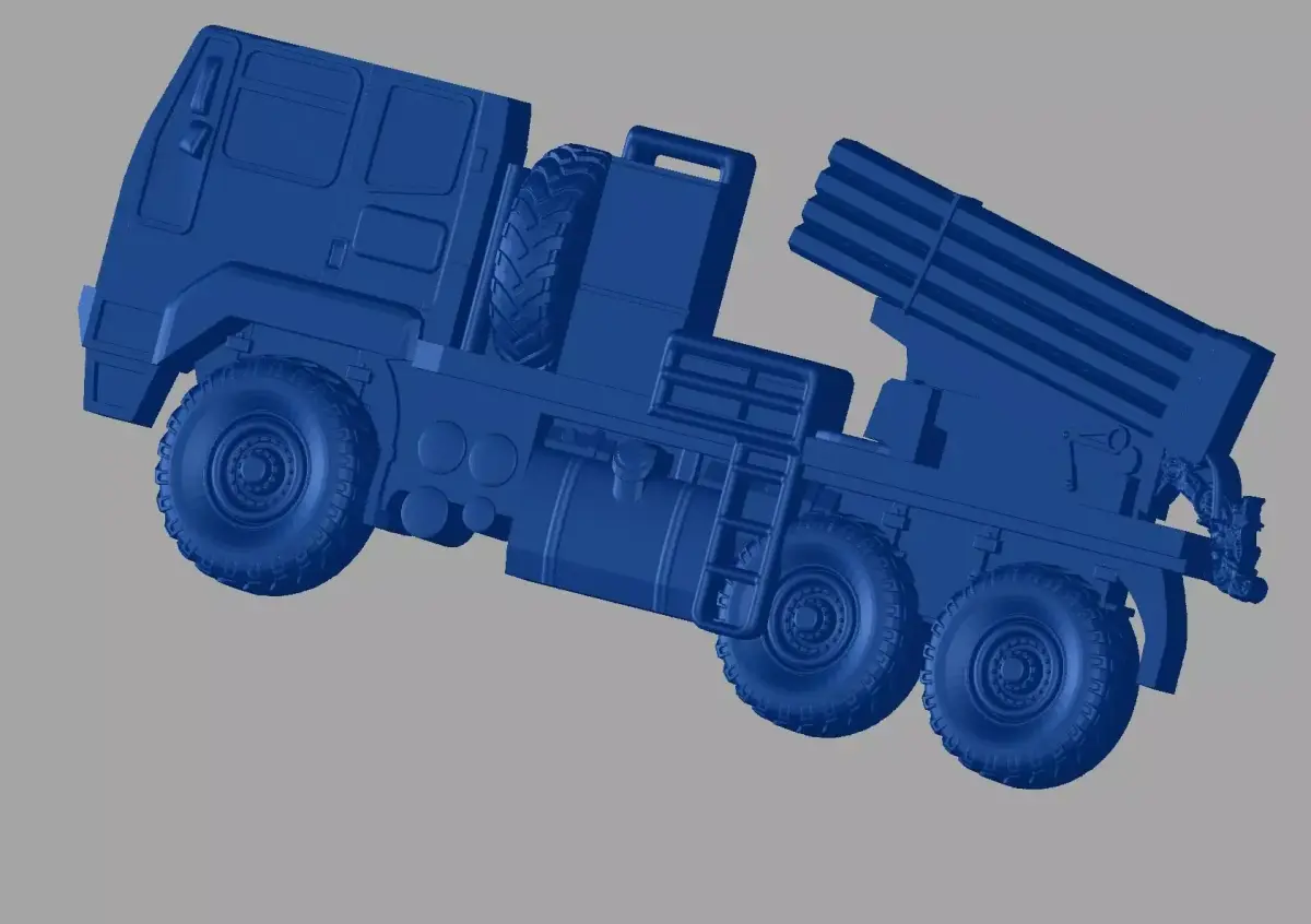 Truck military vehicle 3D print model