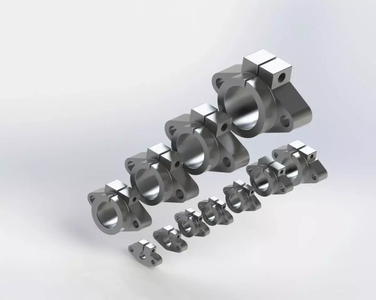 Shaft support SHF 3D model