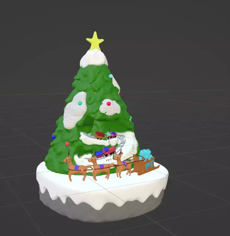 christmas tree and also printable model 3D print model purchase