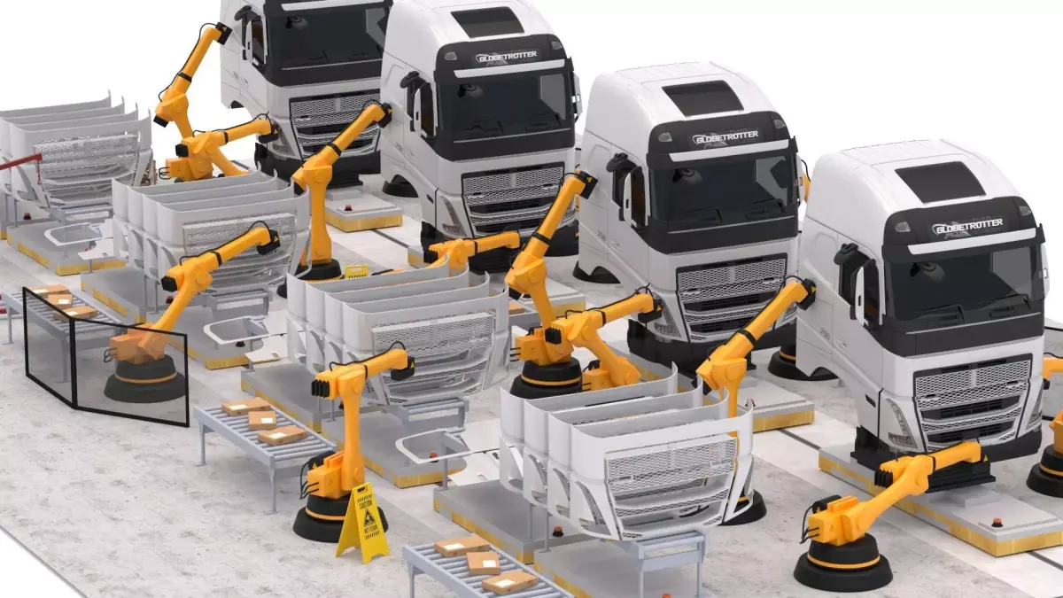 Truck Factory 3D model