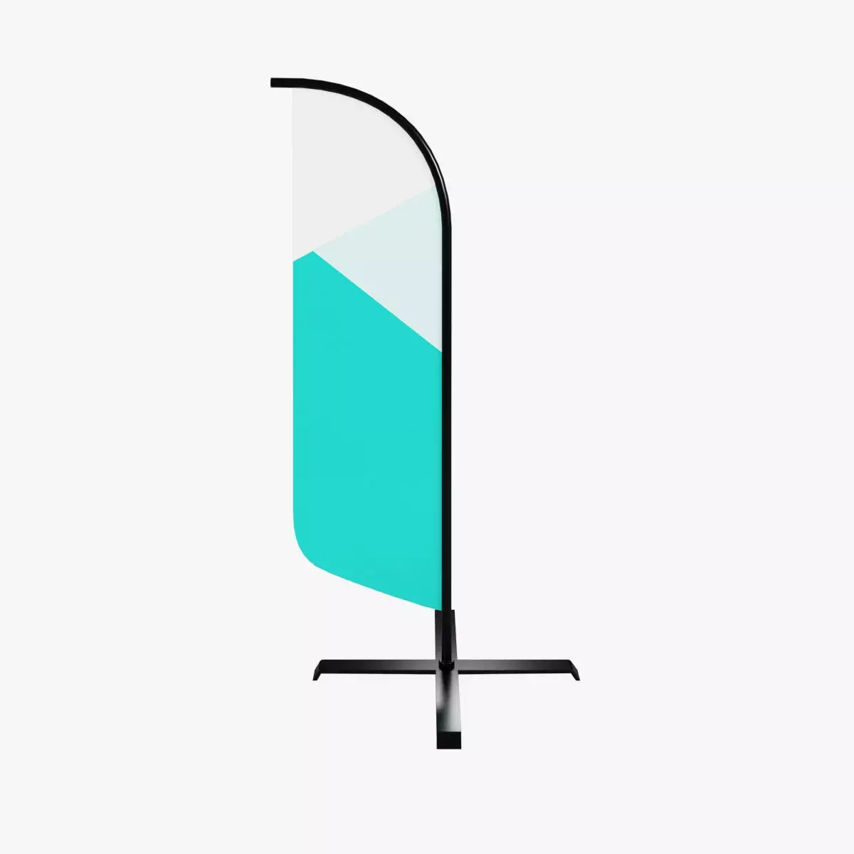 Commercial flag 3D model