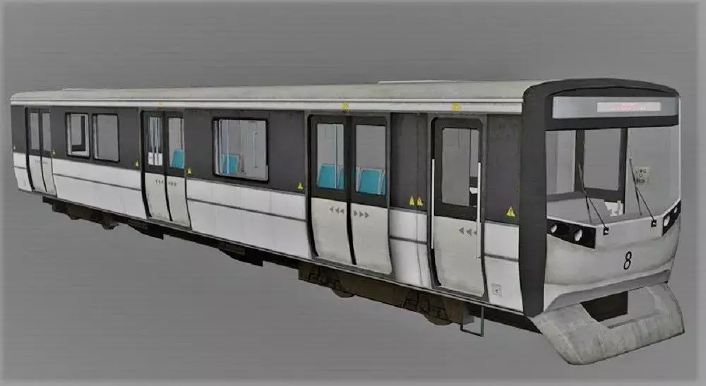 TRAIN - Metro 3D model
