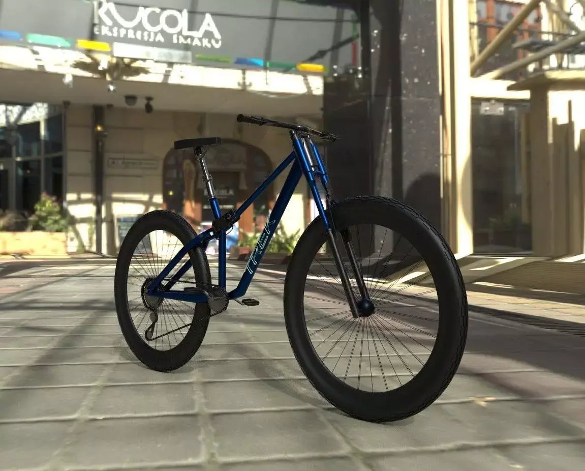 Mountain Bike Low-poly 3D model buy