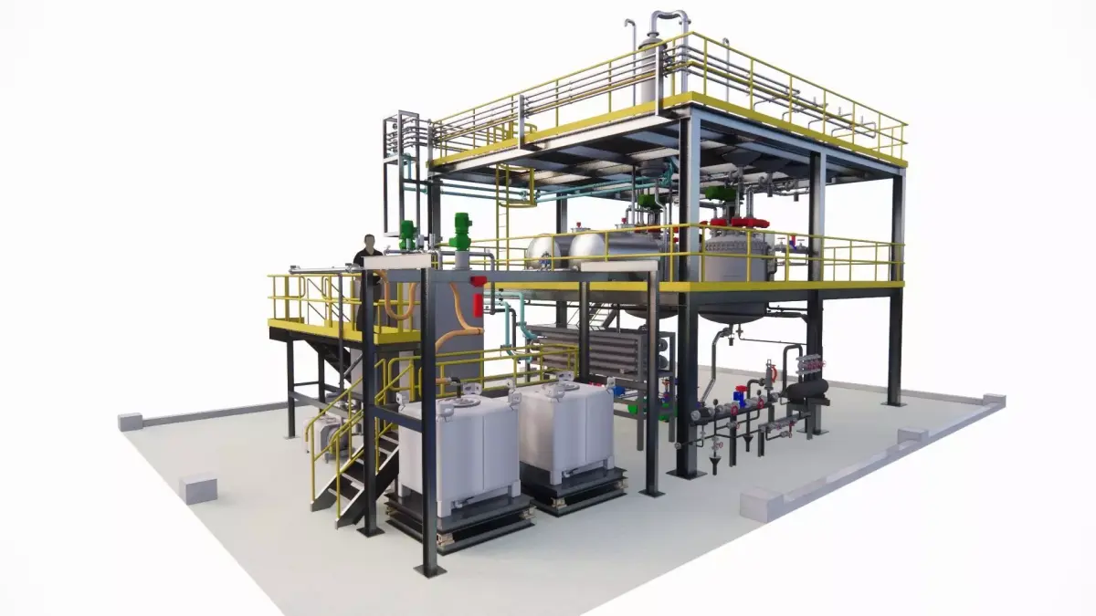 industrial tank factory industry storage equipment 3d model 2 3D model