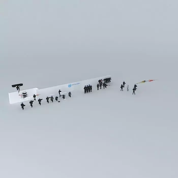 UN task force alpha android command unit ACU 3D model