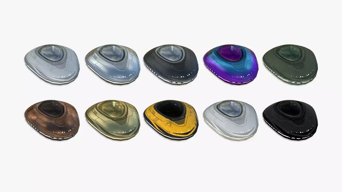 10 Alien Spaceship UFO C Collection - Sci Fi Spacecraft Design 3D Model Pack purchase