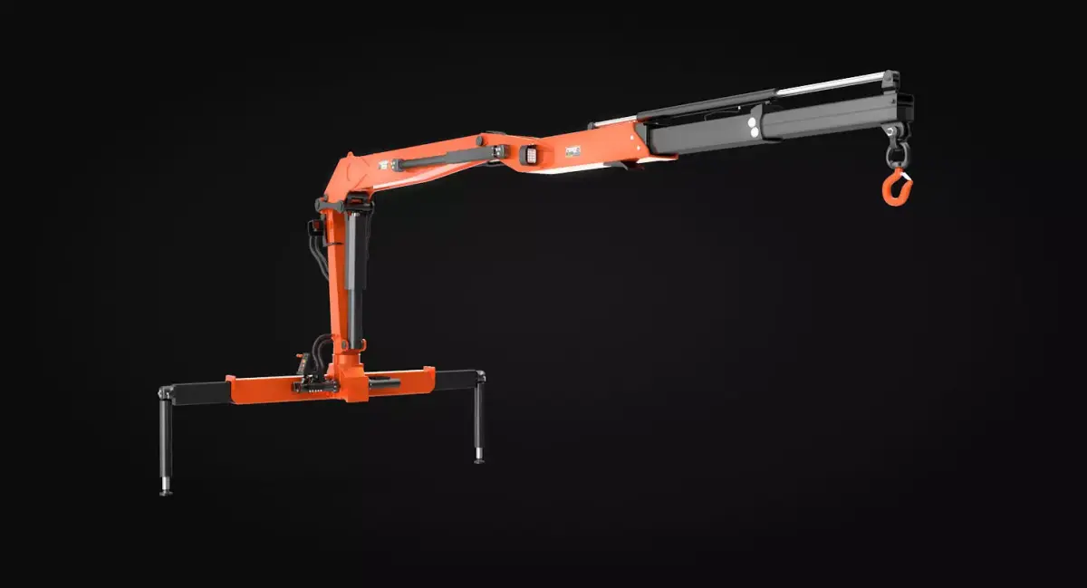 Truck Mounted Crane 3D model