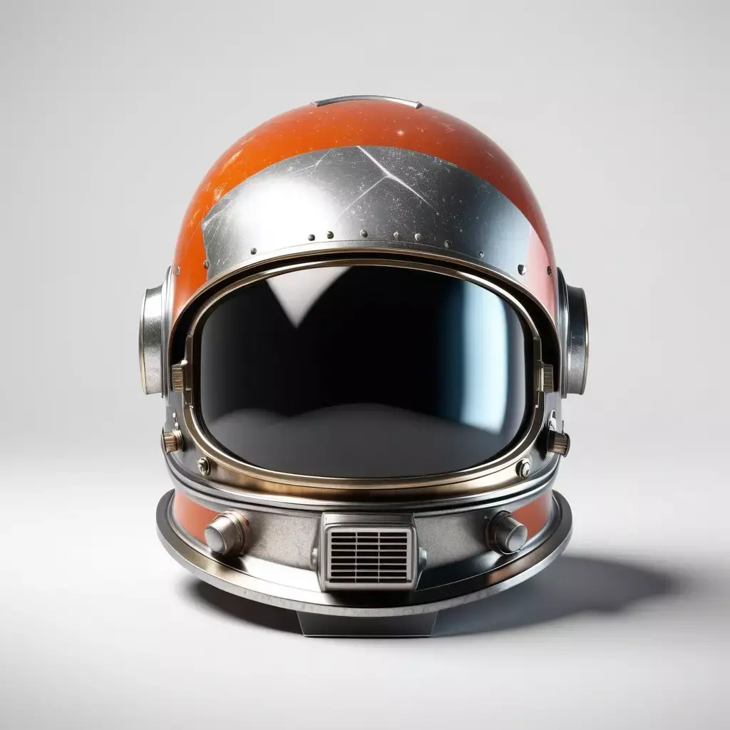 Retro Space Helmet 3D Model 3D model purchase