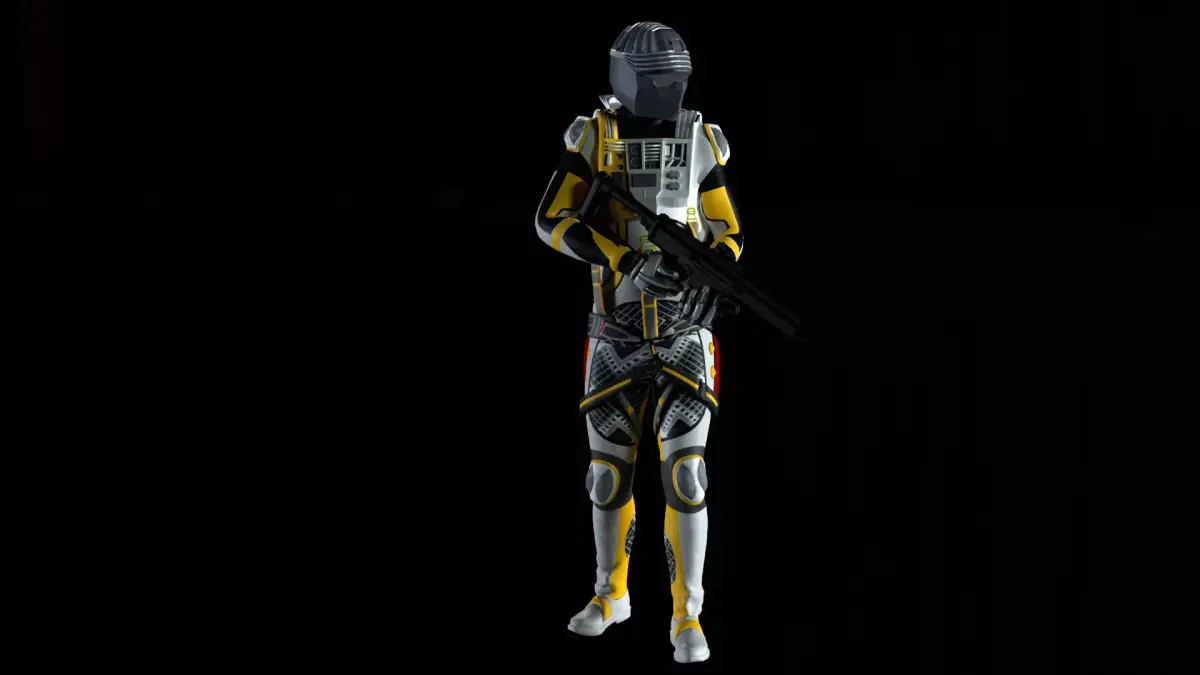 Robot Soldier - Assault Soldier Low-poly 3D model shop