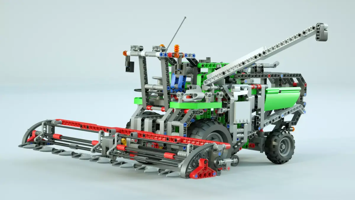 LEGO Combine Harvester 3D model