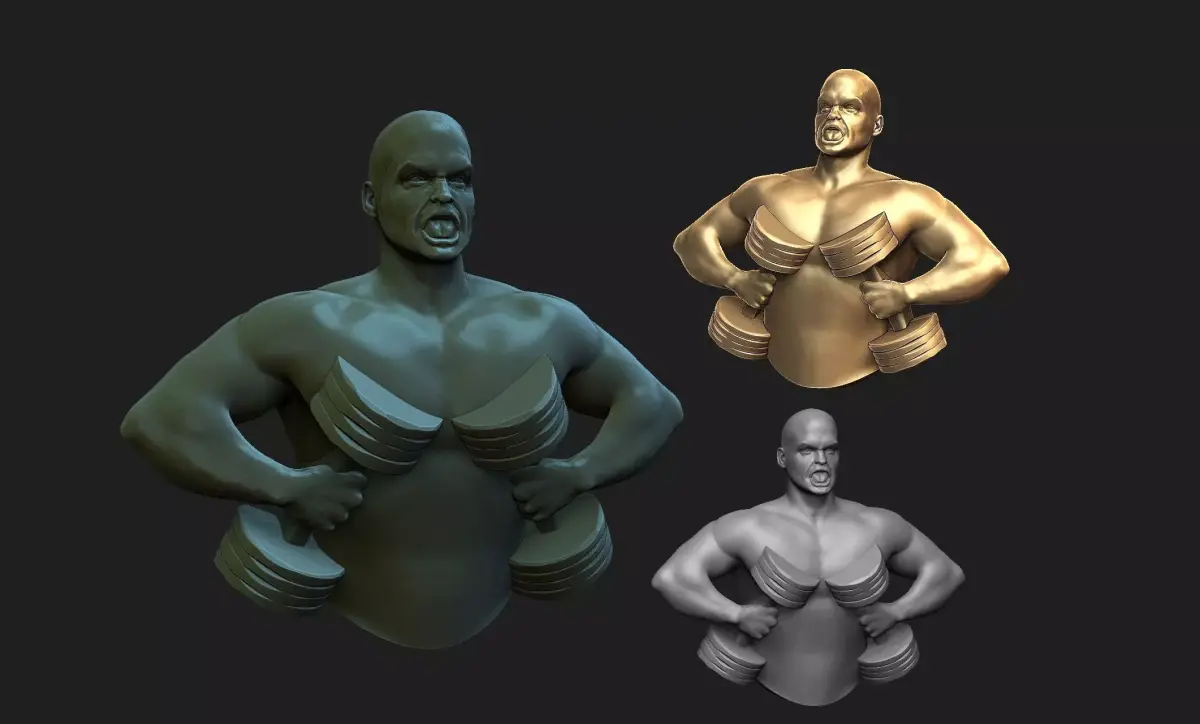 bodybuilder2 3D print model