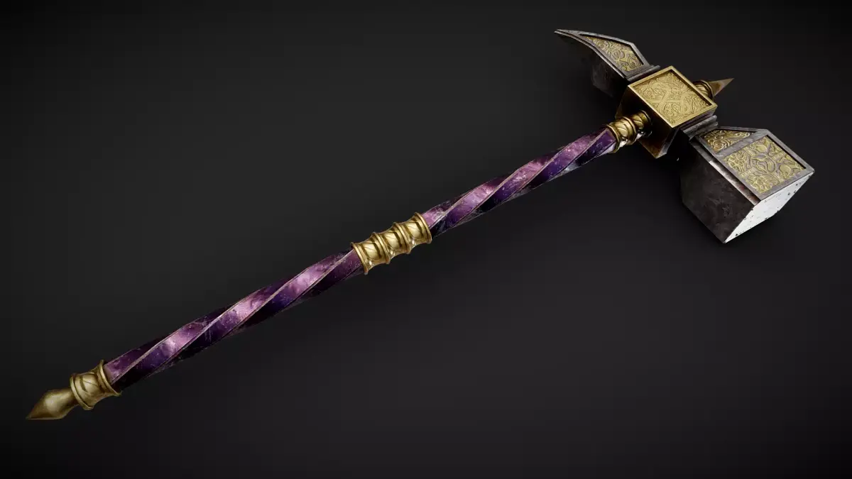 Medieval WarHammer Low-poly 3D model buy
