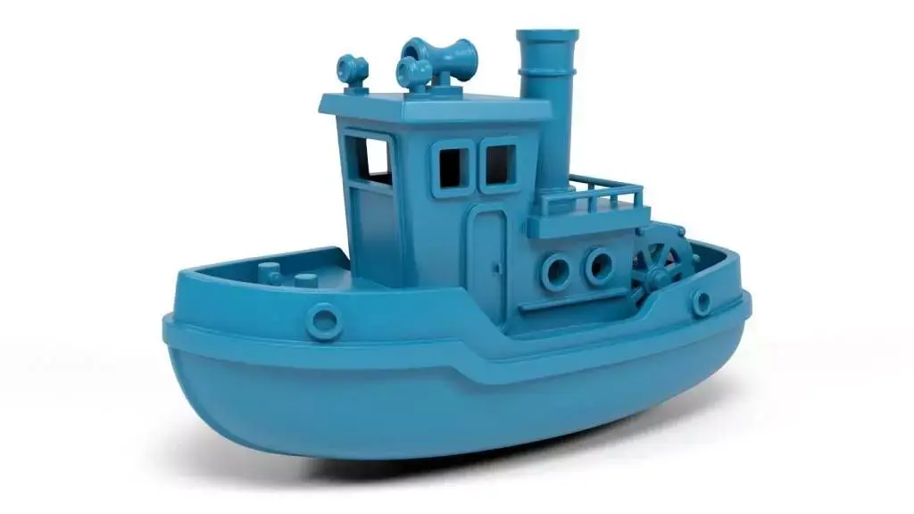 Toy steamboat 3D print model