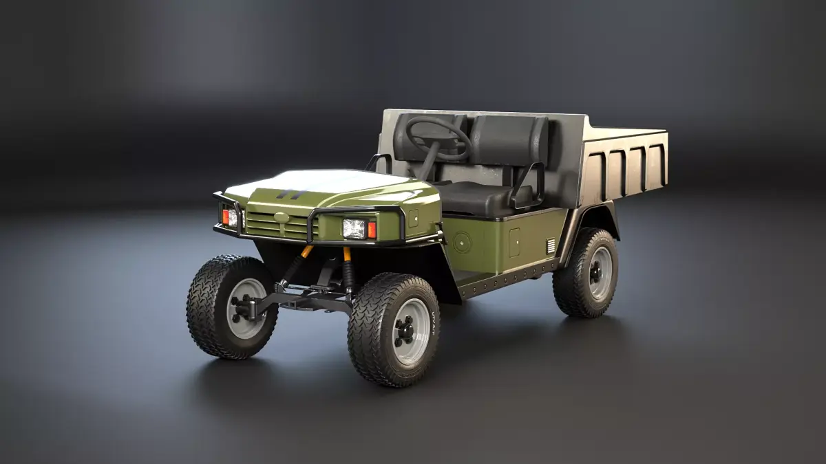 UTV Farm Cart 3D model