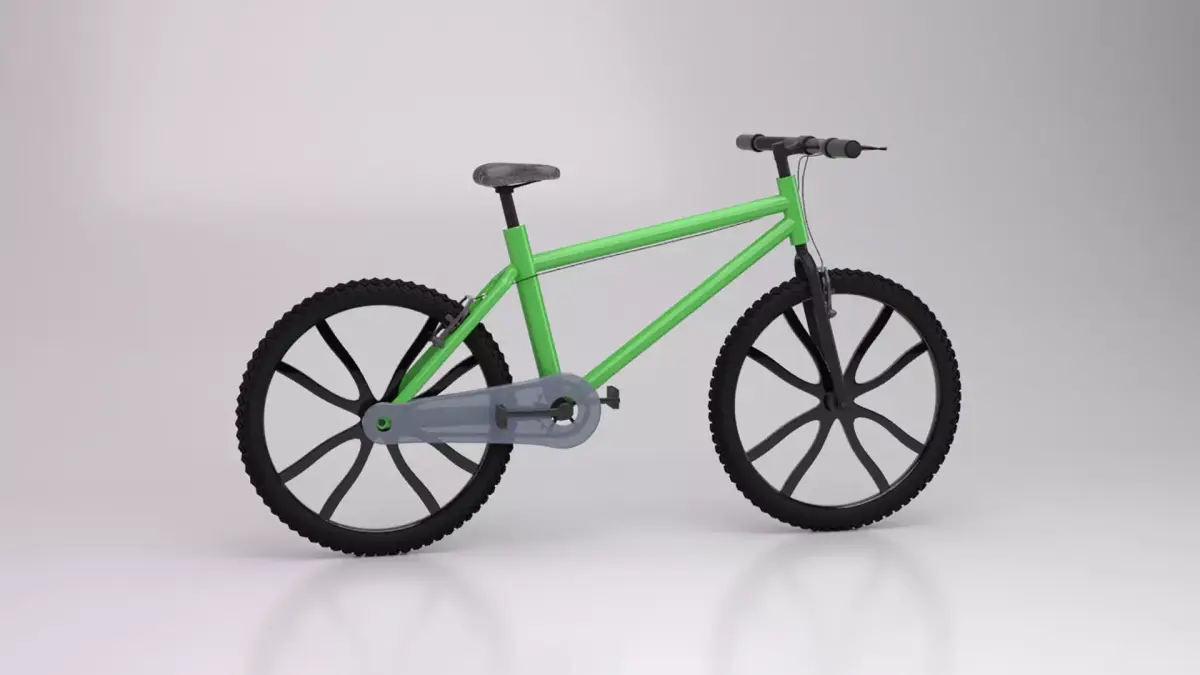 bicycle 3D model mountain bike 3D model